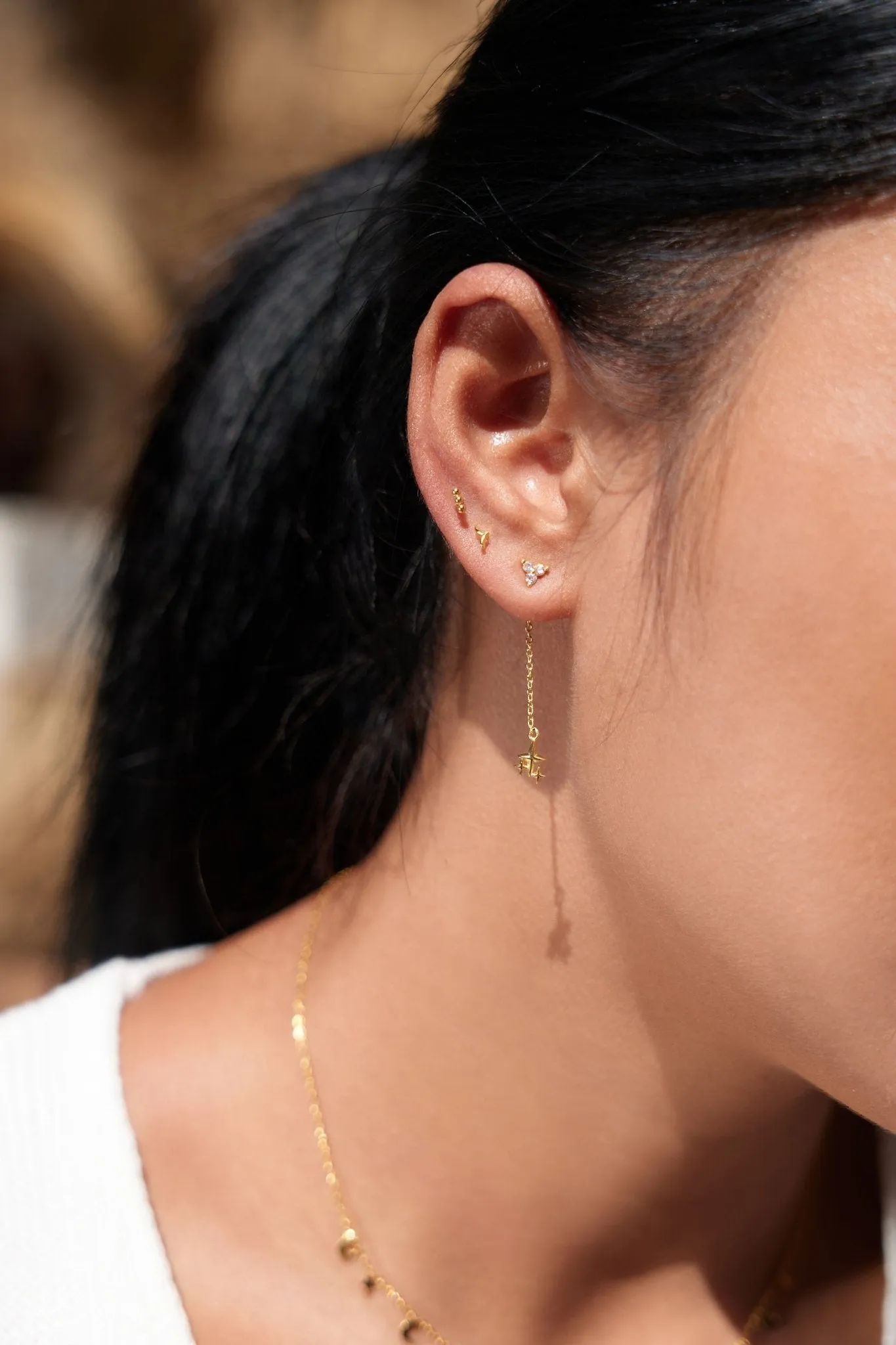 Stars Stud Jacket in Gold sold by Flaire & Co. product image thumbnail 2