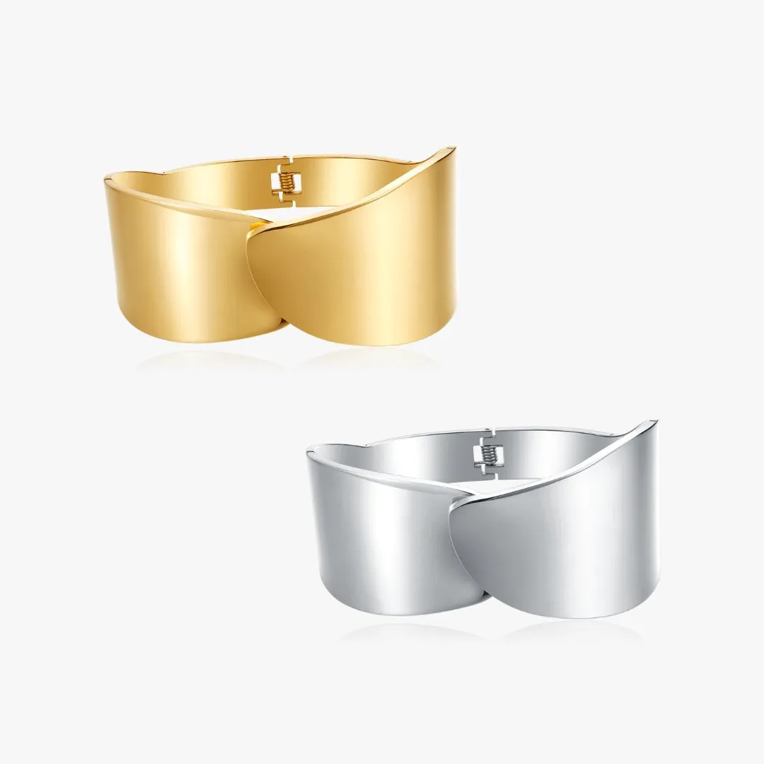 Chunky Cross Cuff Bracelet (Greek Inspired Collection) sold by Flaire & Co.