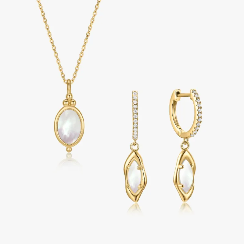 Mother of Pearl Gold Bundle sold by Flaire & Co.