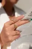 Tear Drop Gem Ring in Gold sold by Flaire & Co.
