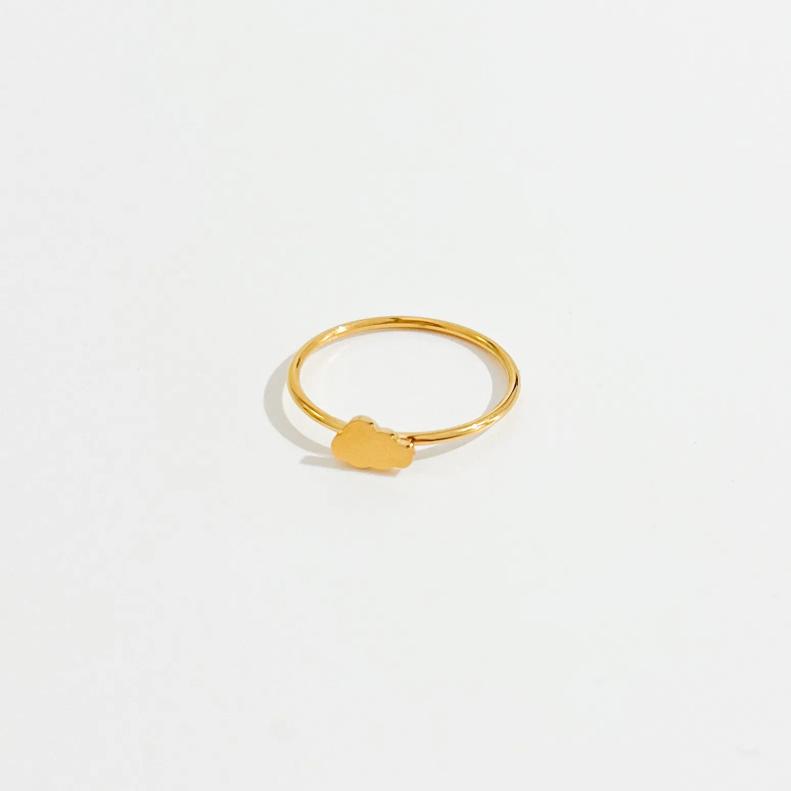 Dainty Cloud Ring in Gold sold by Flaire & Co. product image thumbnail 3