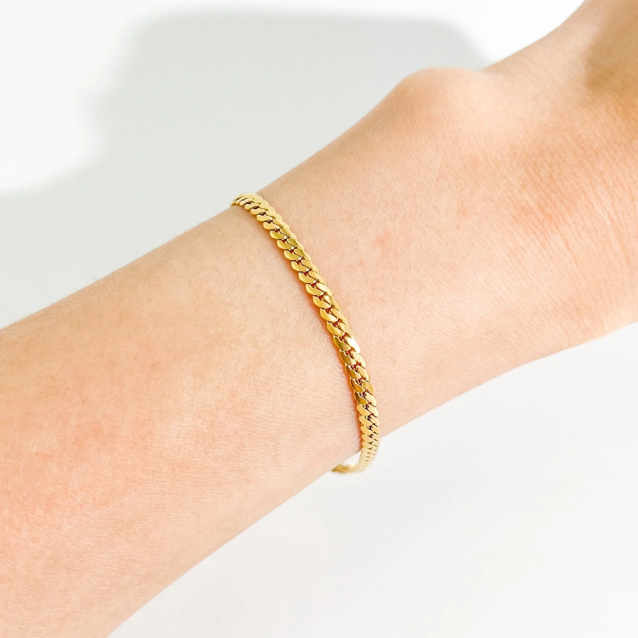 Alexis Chain Bracelet in Gold sold by Flaire & Co. product image thumbnail 2