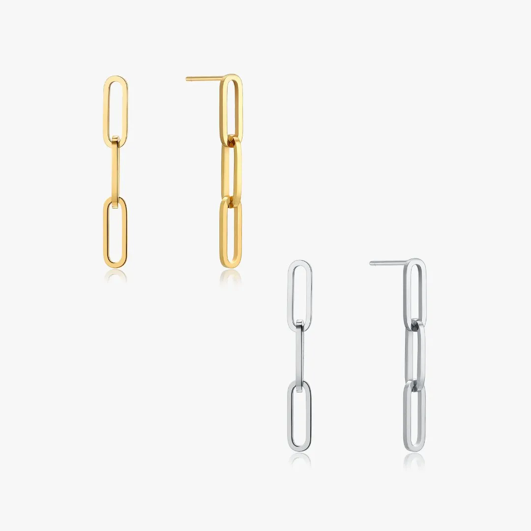 Drop The Link Earrings sold by Flaire & Co.