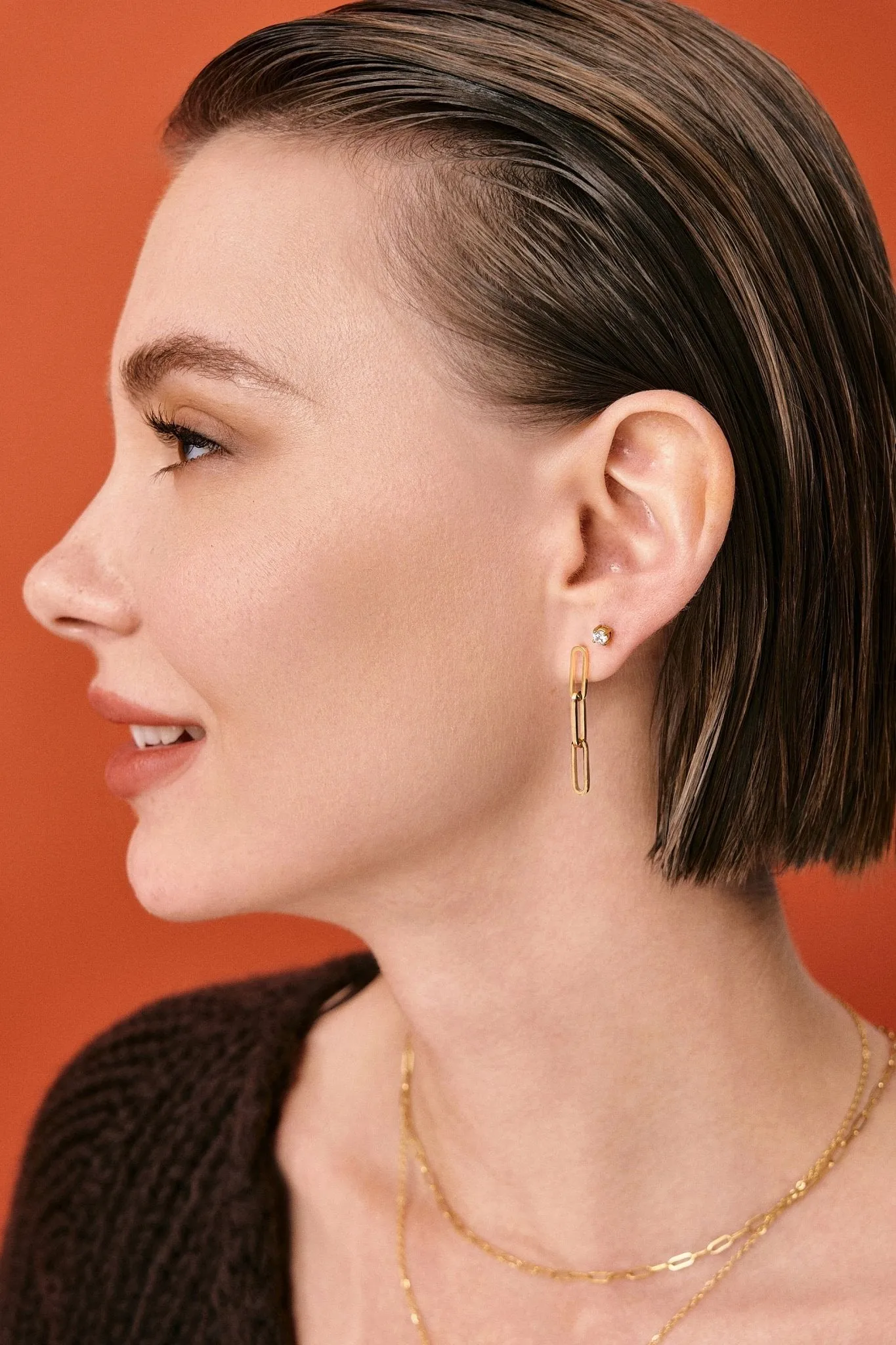 Drop The Link Earrings sold by Flaire & Co. product image thumbnail 2
