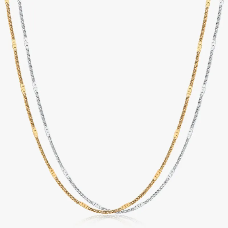 Hammered Chain Necklace sold by Flaire & Co.