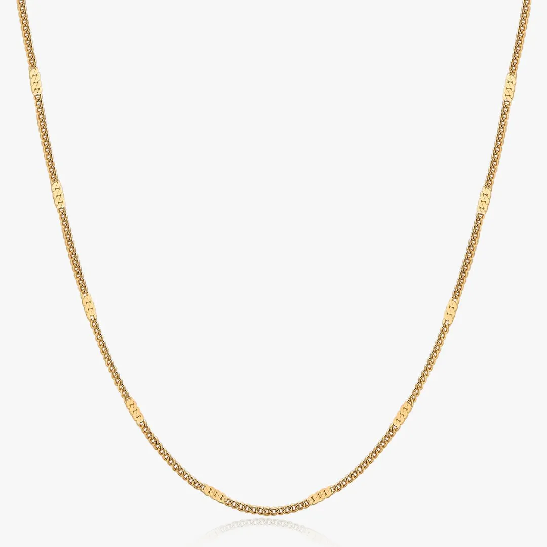 Hammered Chain Necklace sold by Flaire & Co. product image thumbnail 5
