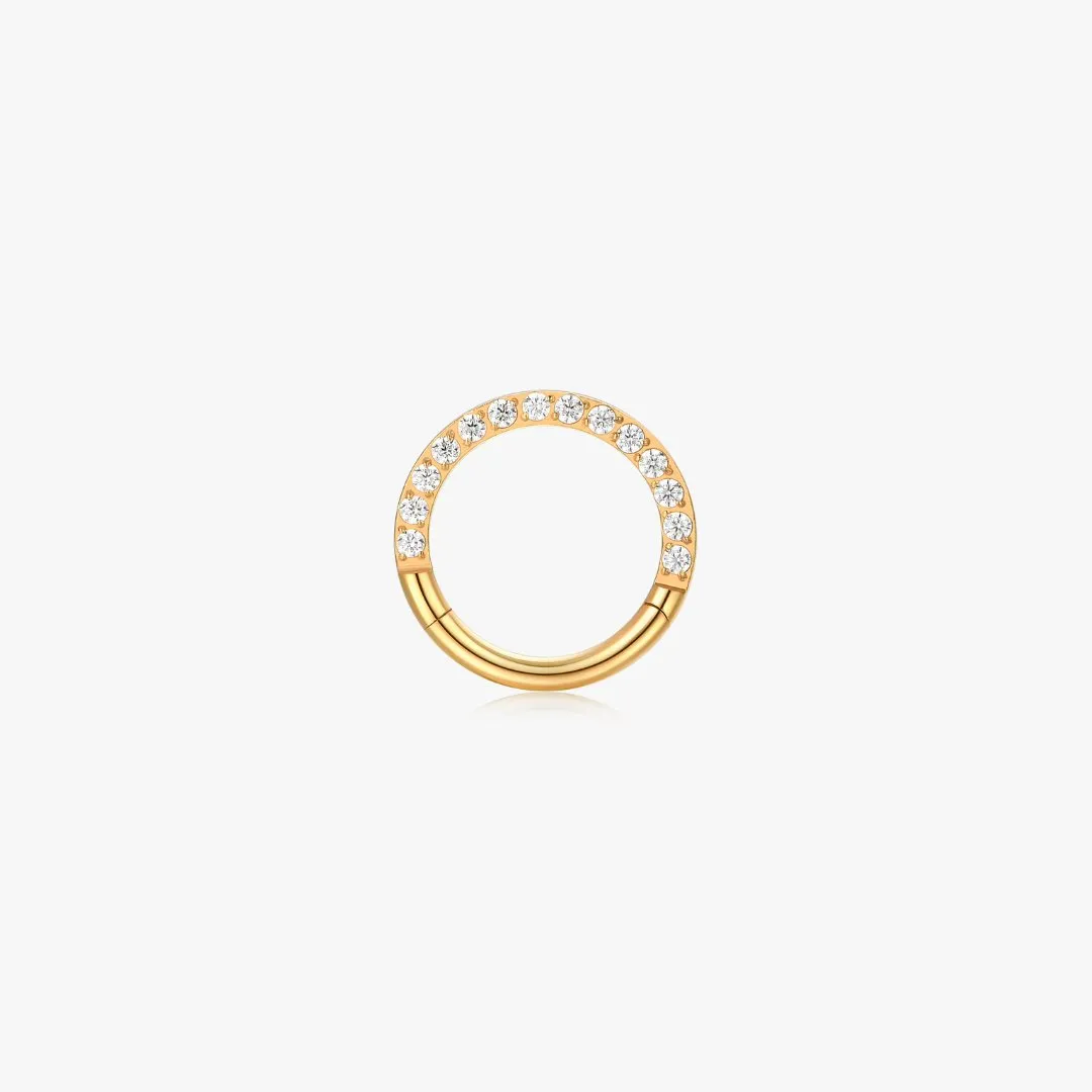 Pave Clicker Hoop sold by Flaire & Co. product image thumbnail 3