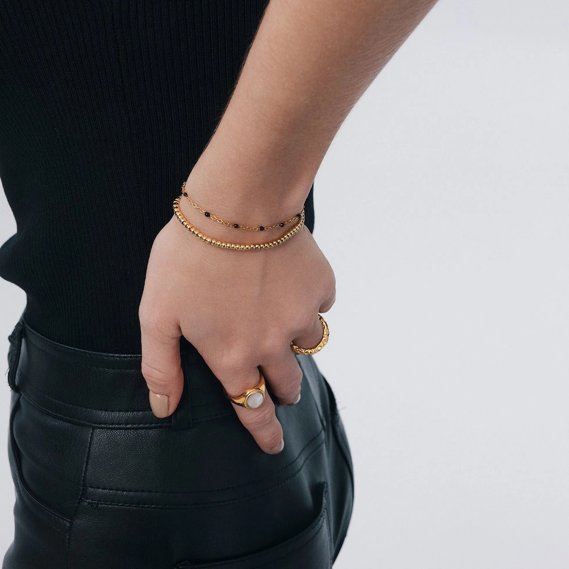 Beaded Chain Bracelet sold by Flaire & Co. product image thumbnail 2