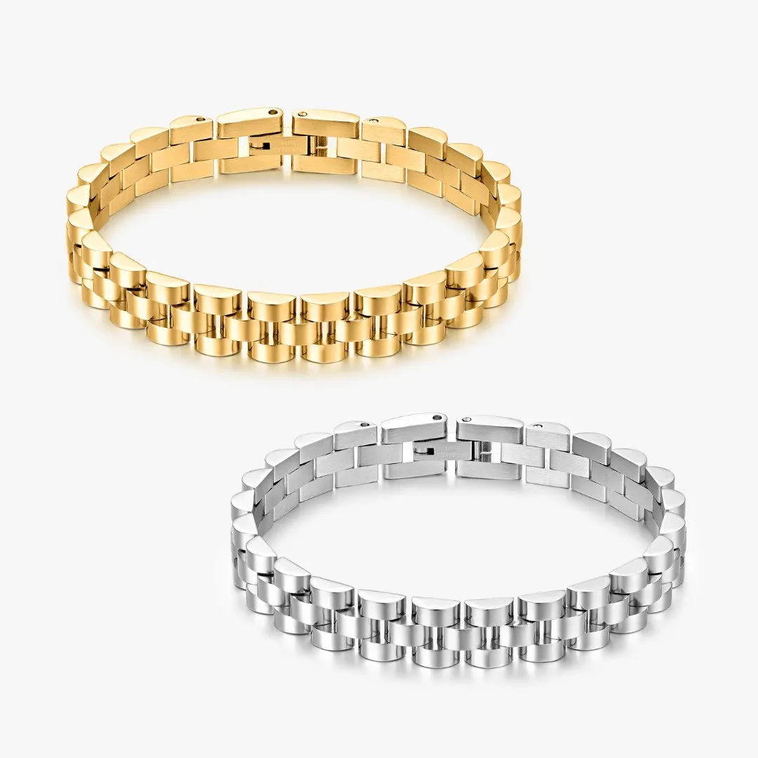 Chunky Watch Band Bracelet sold by Flaire & Co.