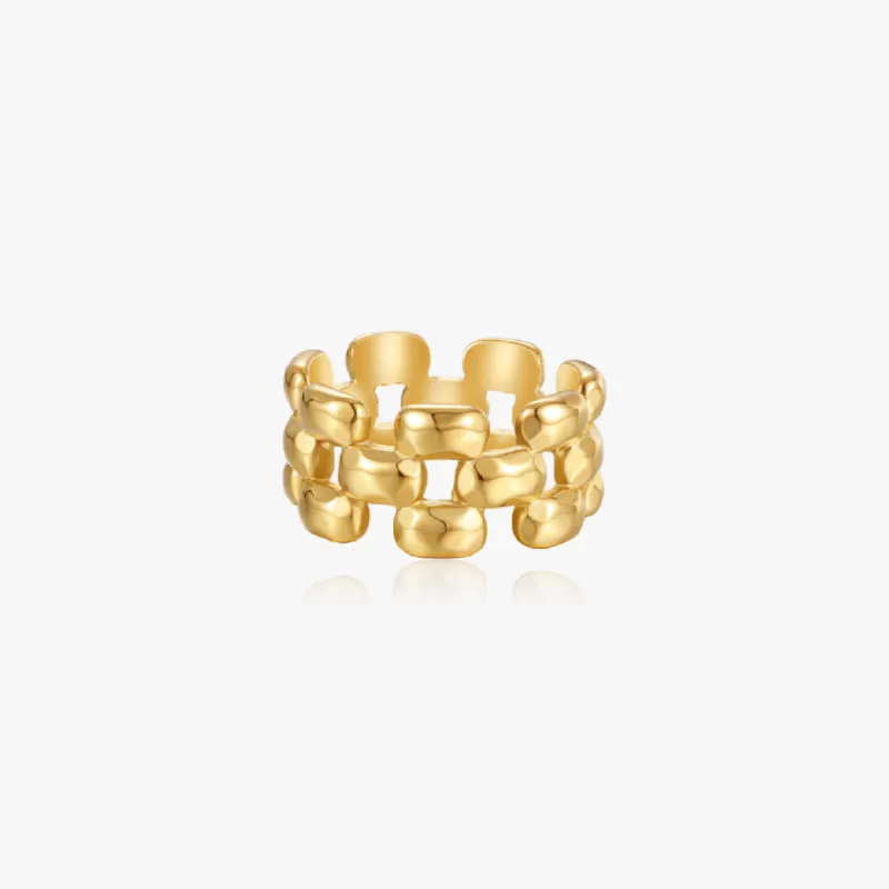 Chunky Link Chain Ring (Greek Inspired Collection) sold by Flaire & Co.