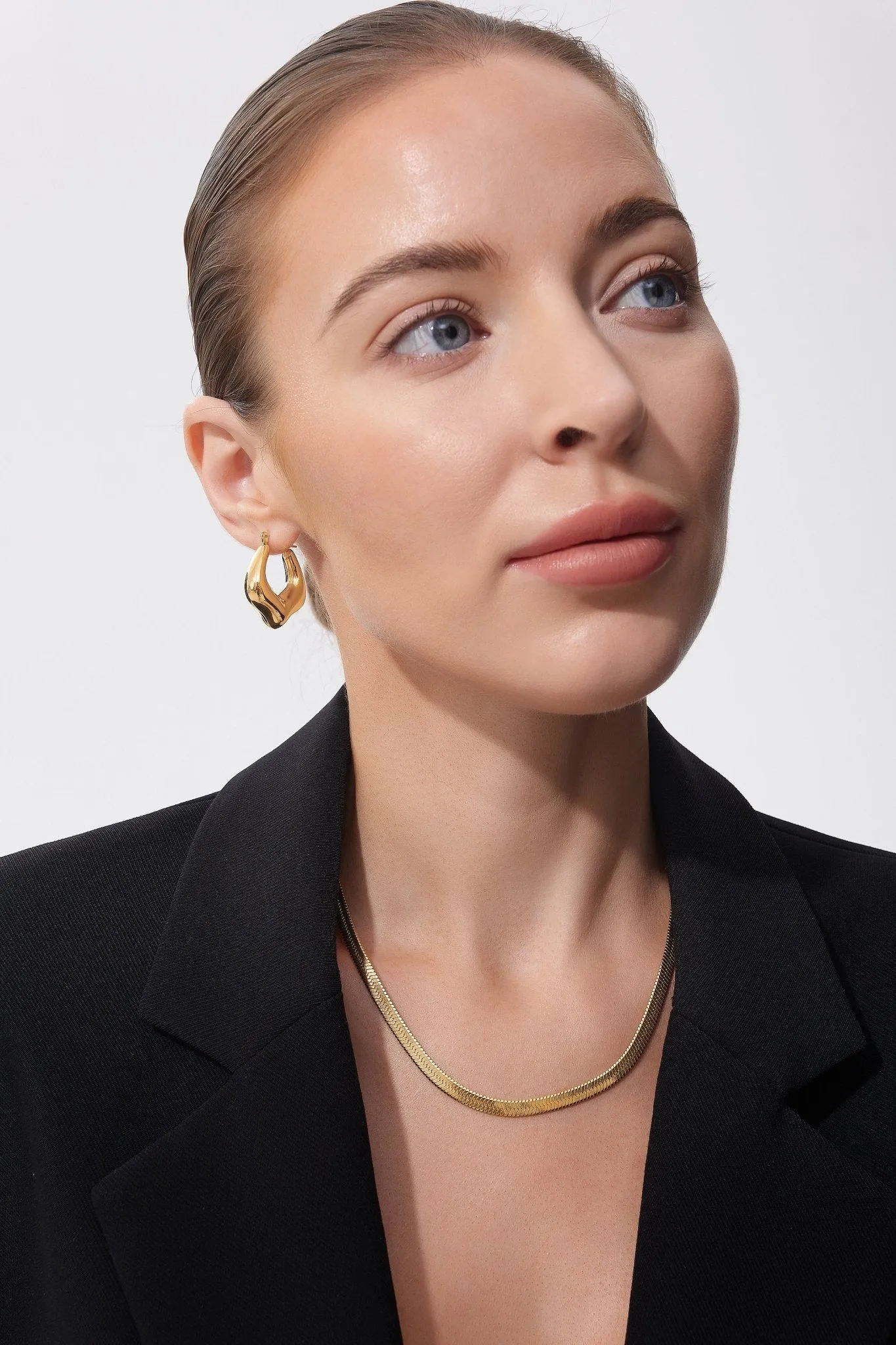 Phoebe Hoop Earrings (Greek Inspired Collection) sold by Flaire & Co. product image thumbnail 2