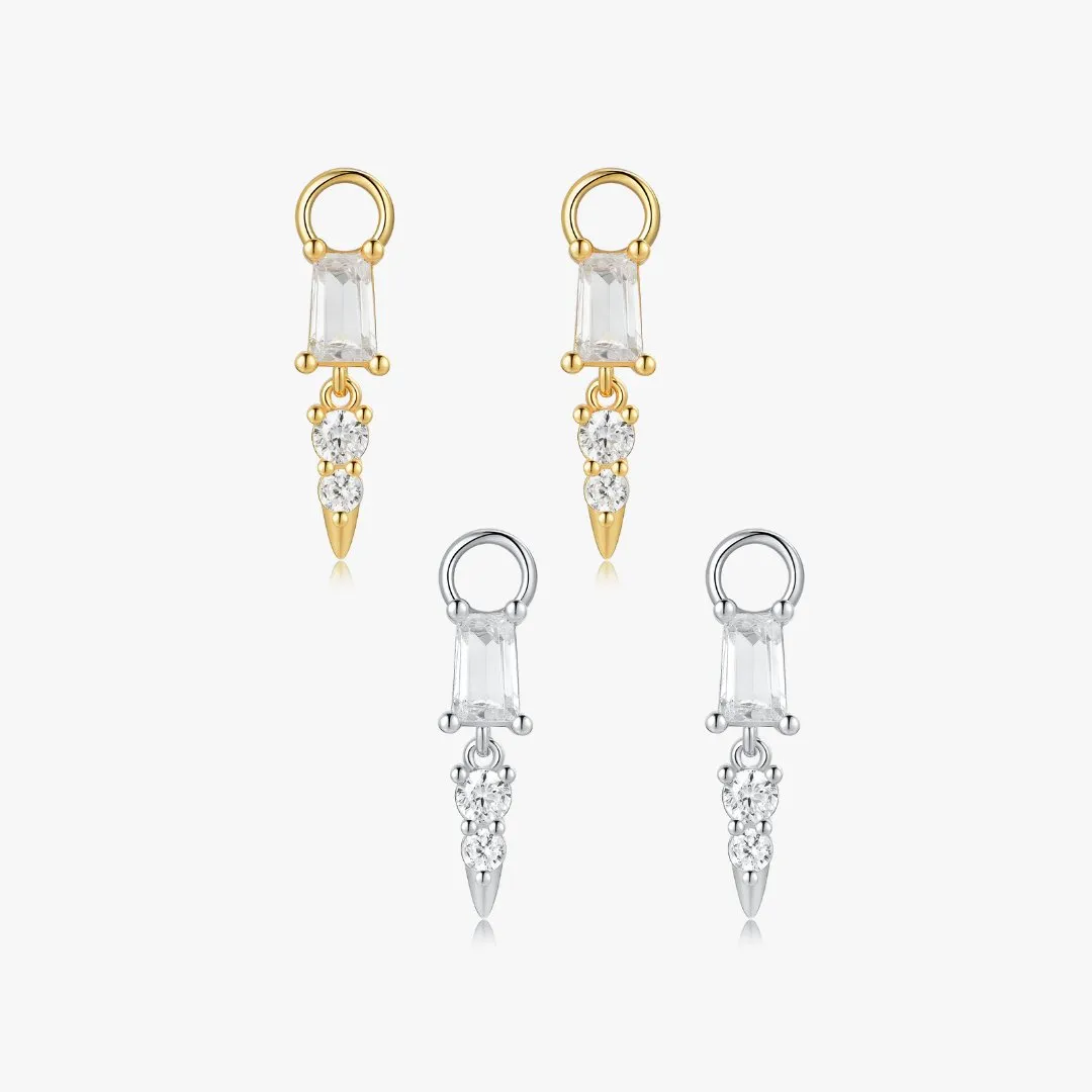 Lucia Hoop Charms sold by Flaire & Co.