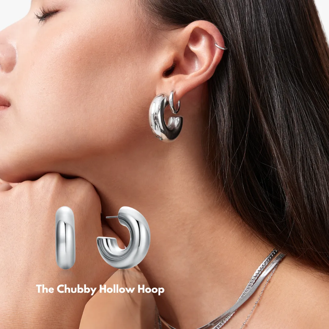 The Chubby Hollow Hoops sold by Flaire & Co. product image thumbnail 3
