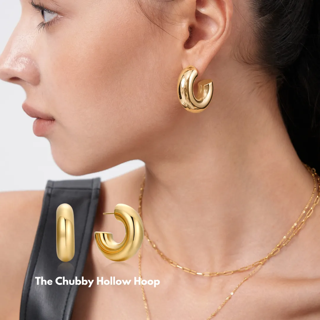 The Chubby Hollow Hoops sold by Flaire & Co. product image thumbnail 2