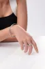 Simple Stacker Cuff Bangle Bracelet sold by Flaire & Co.