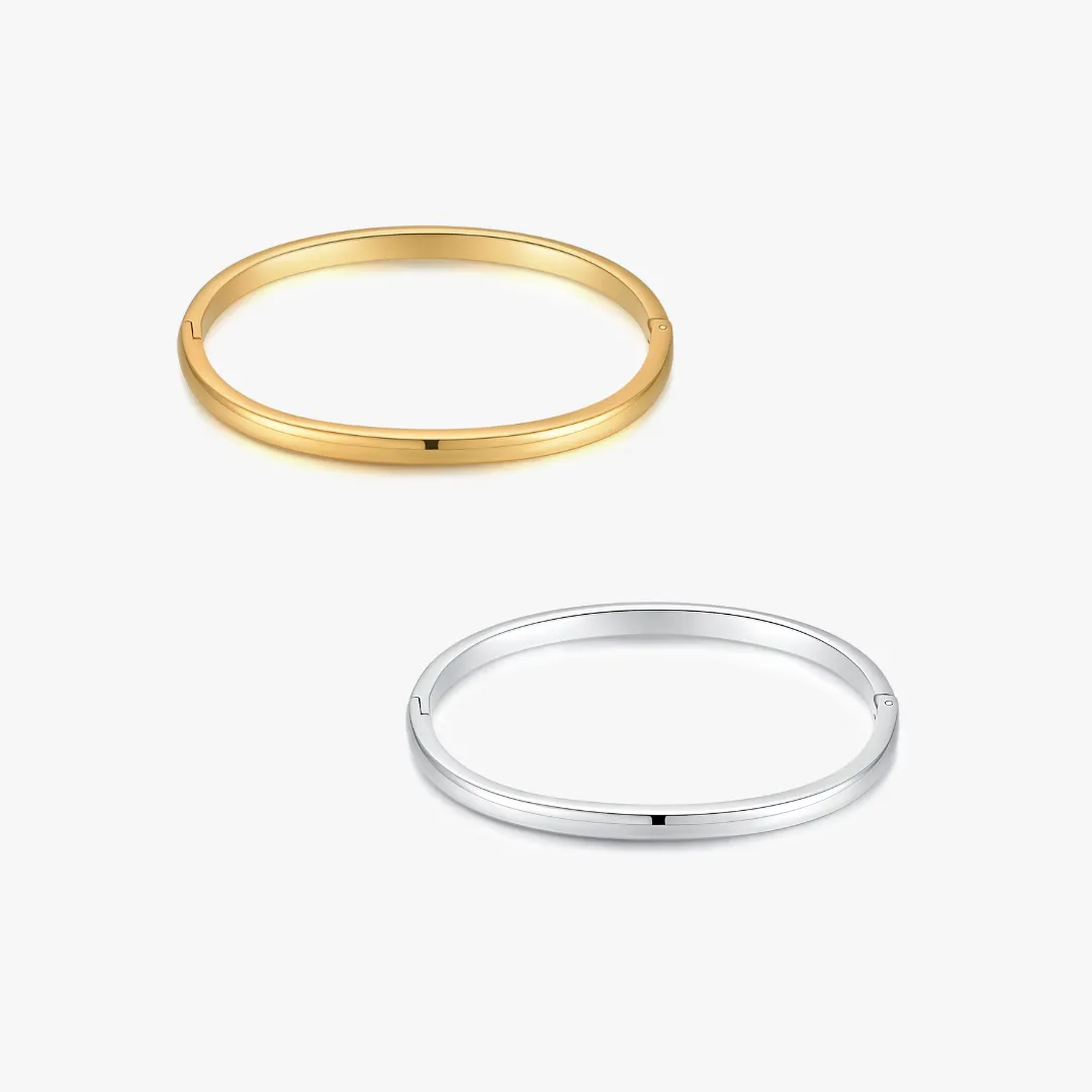 Simple Stacker Cuff Bangle Bracelet sold by Flaire & Co.