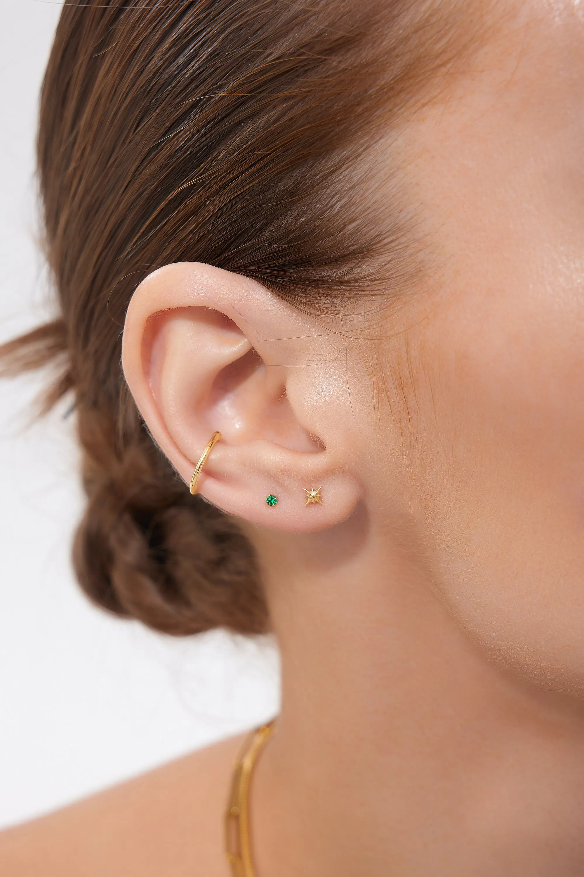 Starburst Titanium Flat Back Stud (Single) sold by Flaire & Co. product image thumbnail 2