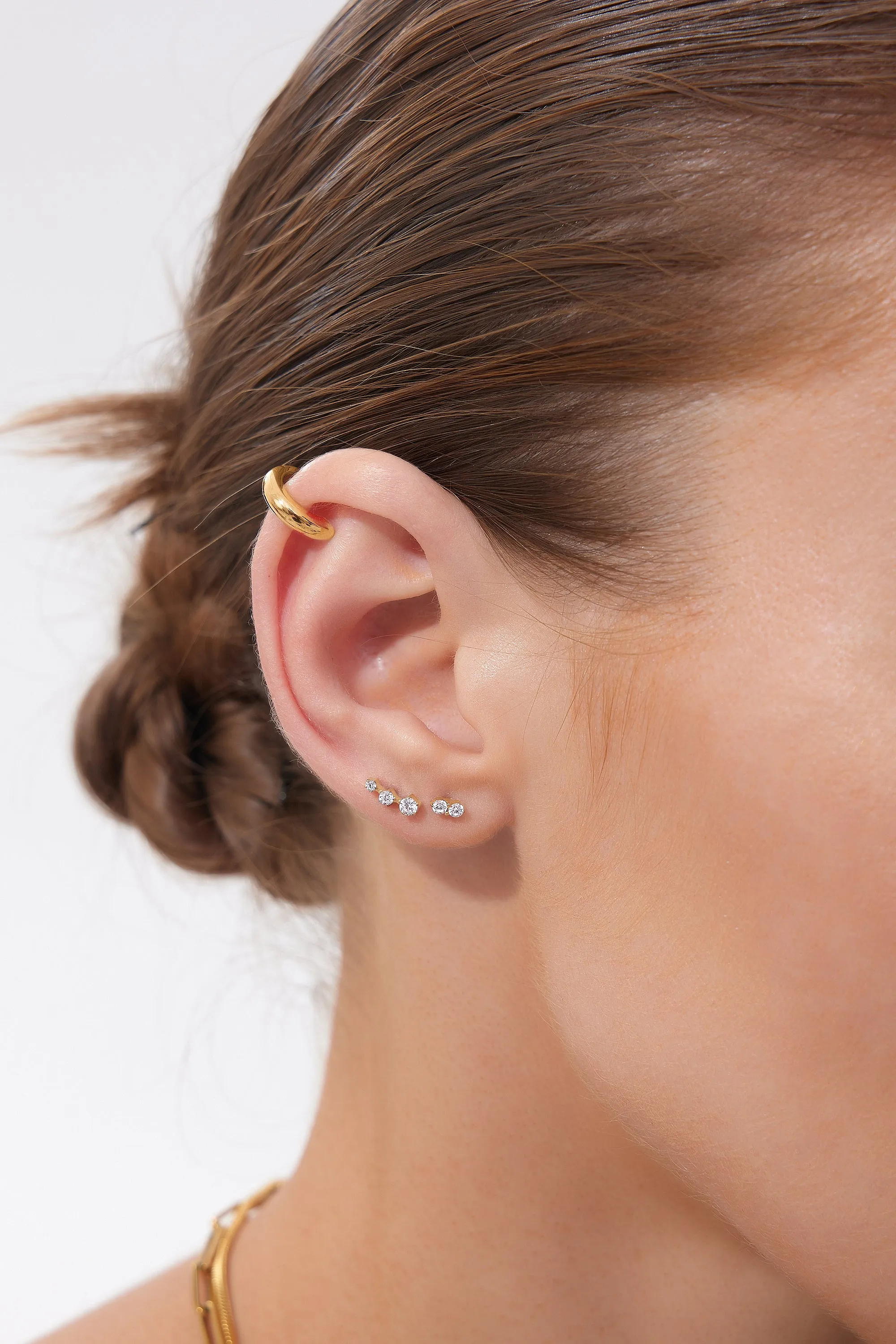 Mini Shimmer CZ Titanium Flat Back Stud (Single) sold by Flaire & Co. product image thumbnail 3