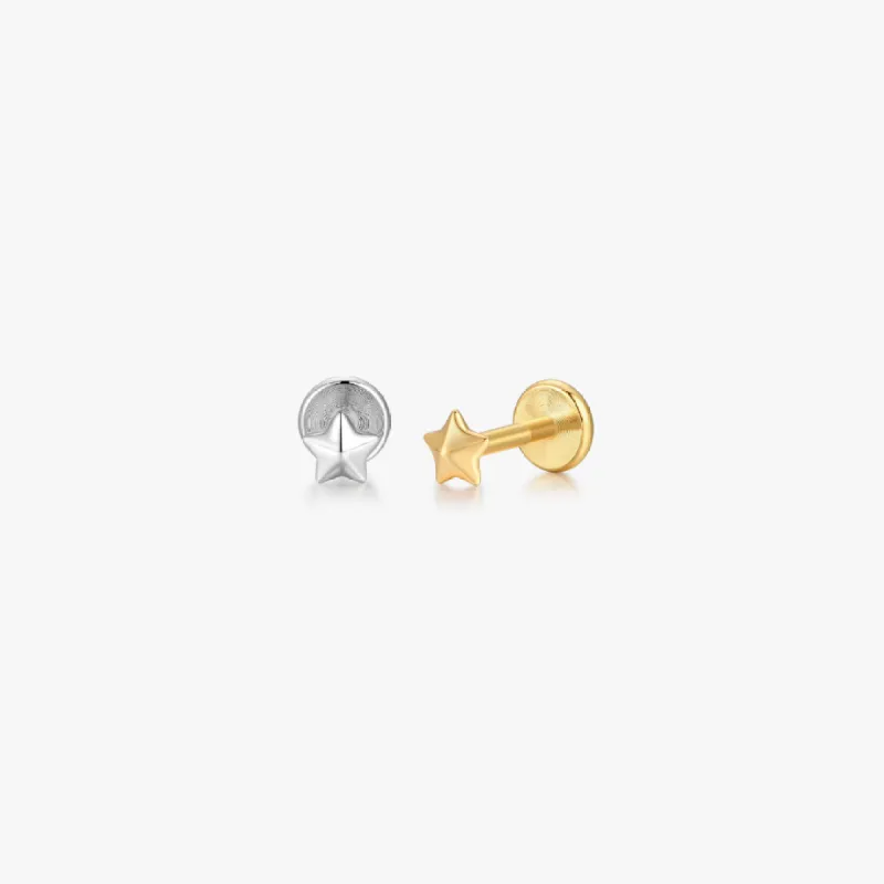 I'm A Star Titanium Flat Back Stud (Single) sold by Flaire & Co.