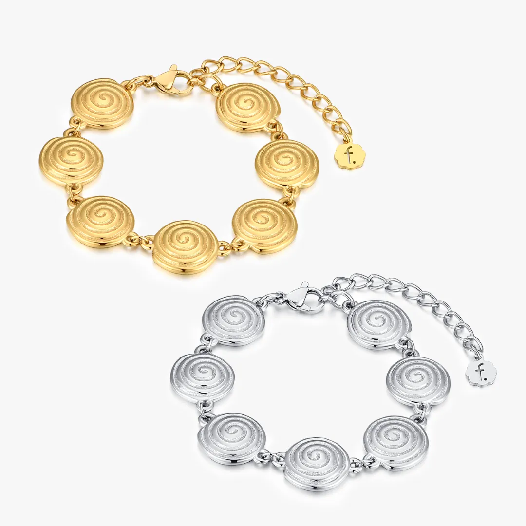 Spiral Bracelet (Greek Inspired Collection) sold by Flaire & Co.