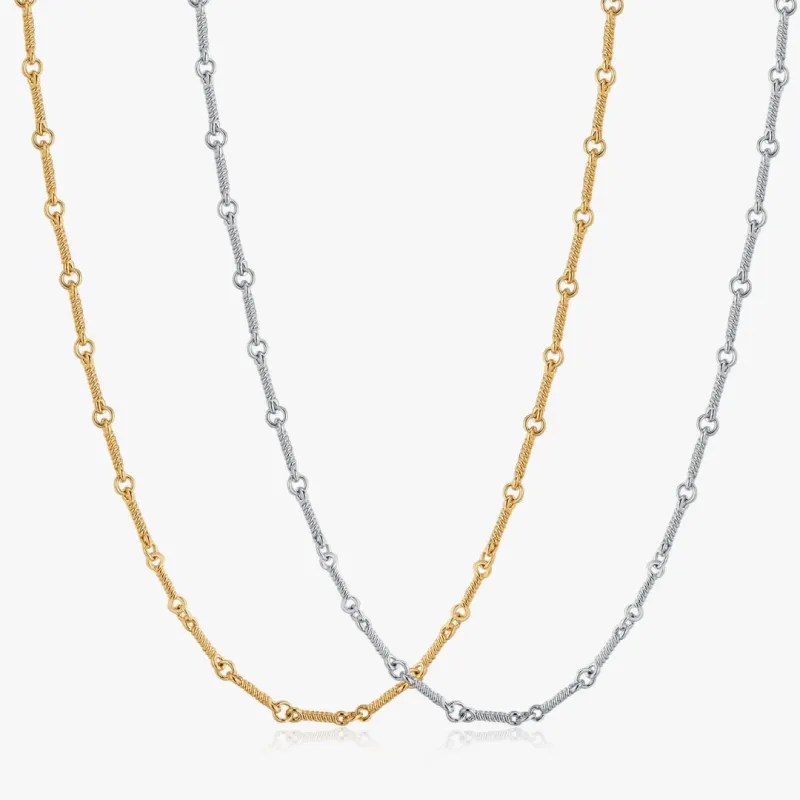 Twisted Chain Necklace sold by Flaire & Co.