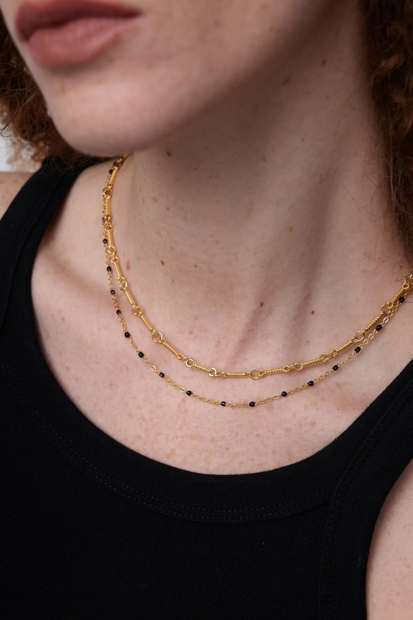 Twisted Chain Necklace sold by Flaire & Co. product image thumbnail 2