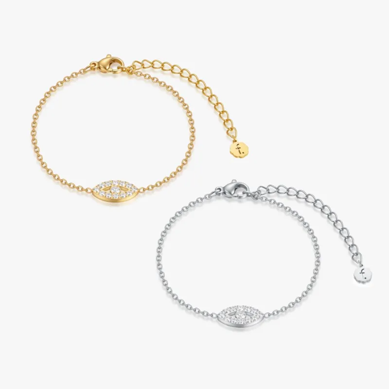 Pave Eye Bracelet sold by Flaire & Co.