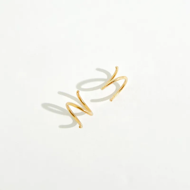Simple Spiral in Gold sold by Flaire & Co.