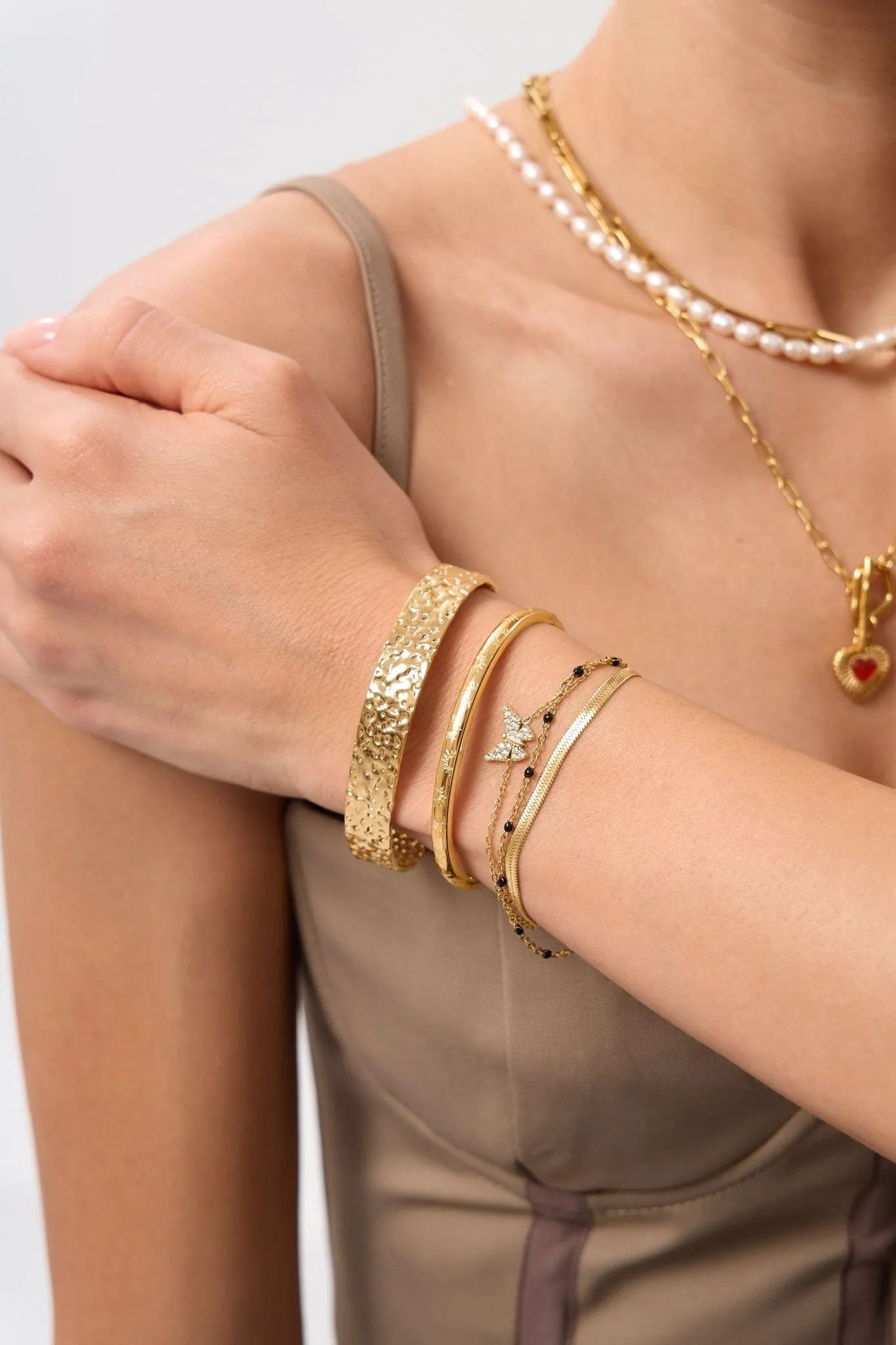 Pave Butterfly Bracelet sold by Flaire & Co. product image thumbnail 4