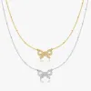 Pave Bow Necklace sold by Flaire & Co.