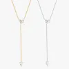 Lariat Cluster Gems Necklace sold by Flaire & Co.