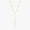 Lariat Mini Pearls Necklace sold by Flaire & Co.