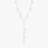 Lariat Mini Pearls Necklace sold by Flaire & Co.