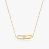 Pave Intertwined Links Necklace sold by Flaire & Co.