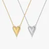 Pave Long Heart Necklace sold by Flaire & Co.