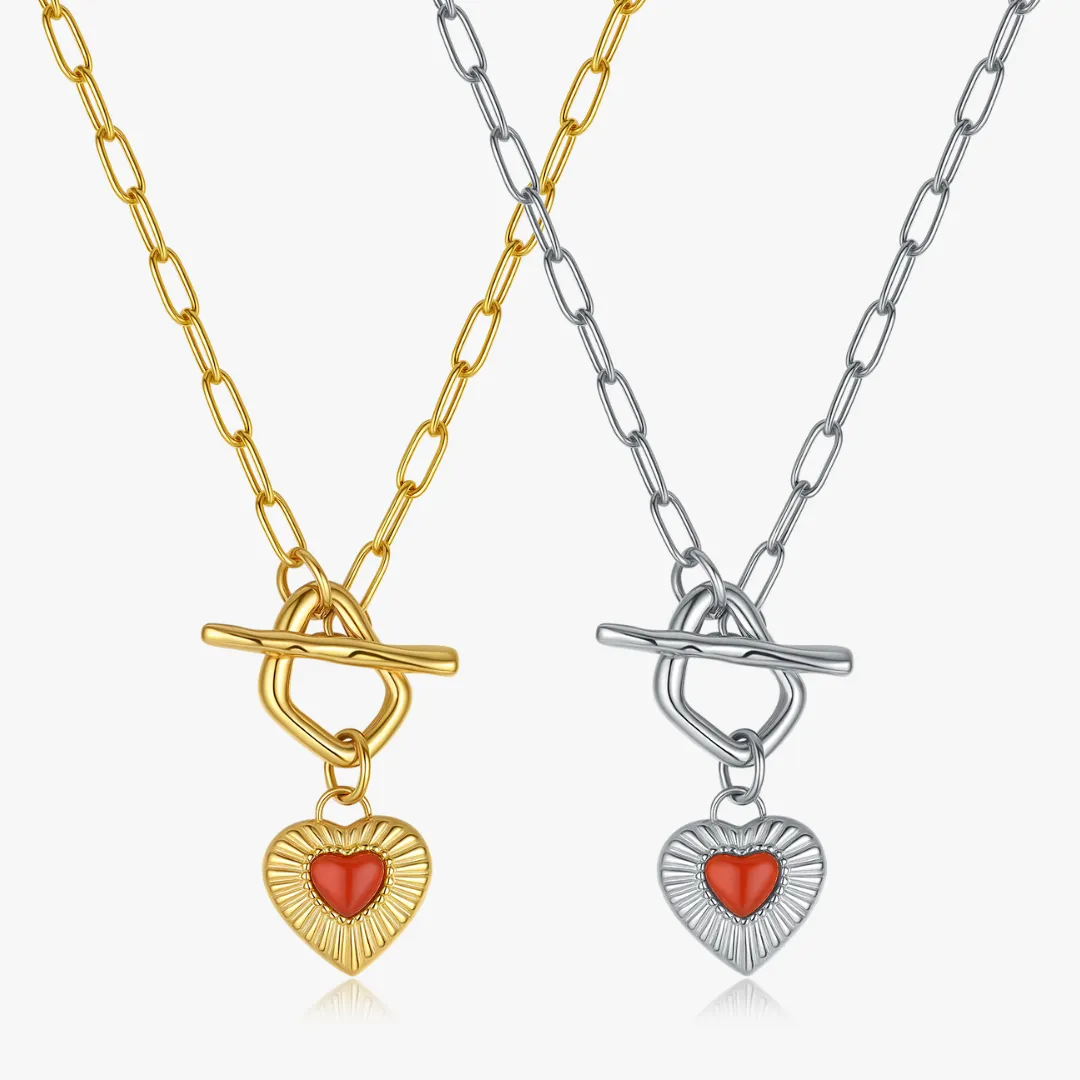 Sunburst Heart Necklace sold by Flaire & Co.