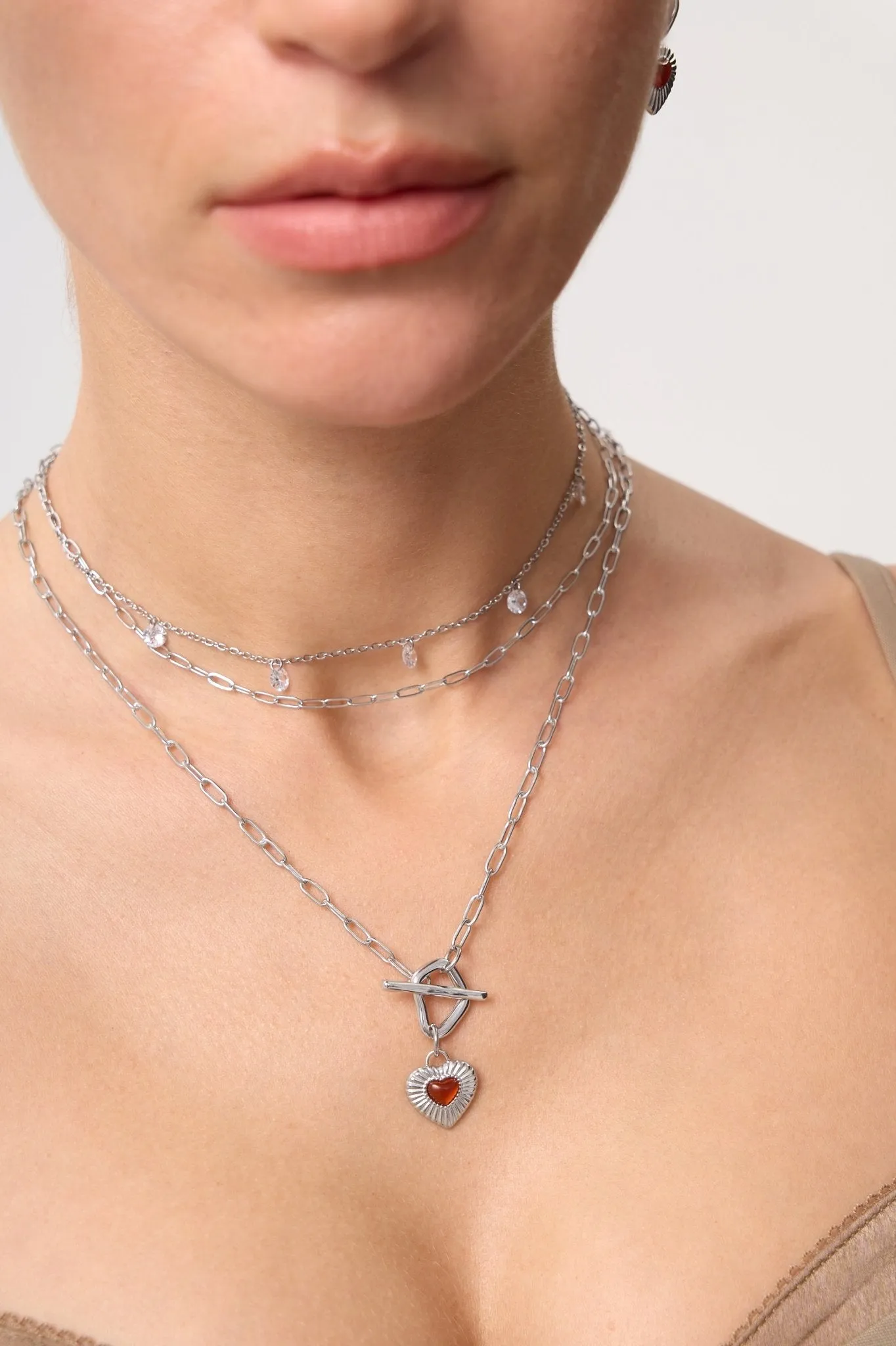 Sunburst Heart Necklace sold by Flaire & Co. product image thumbnail 5