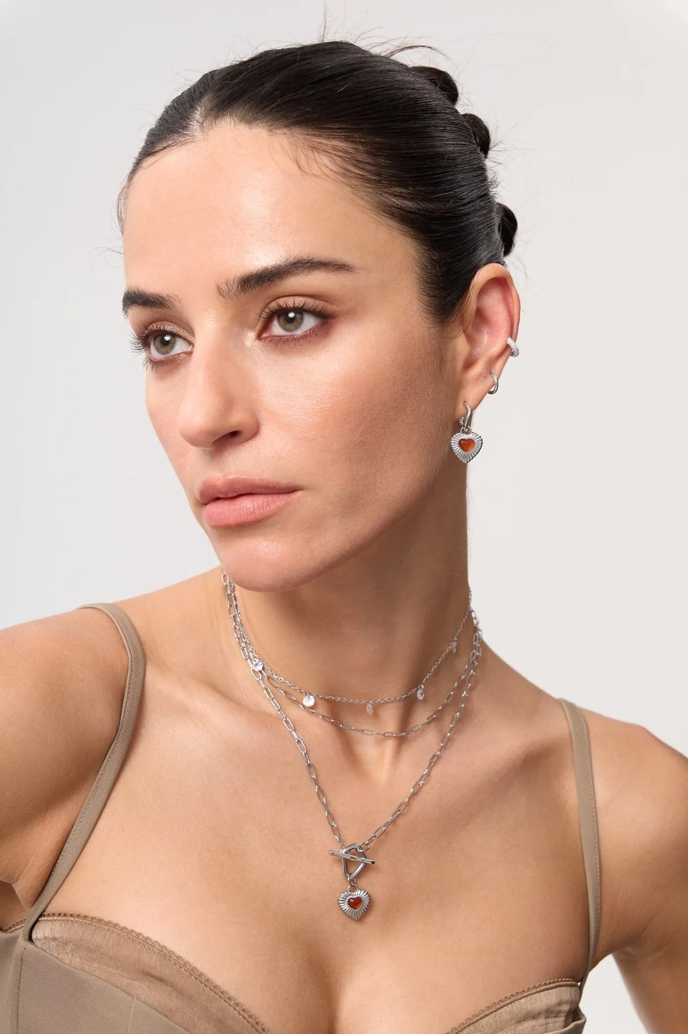 Sunburst Heart Necklace sold by Flaire & Co. product image thumbnail 4