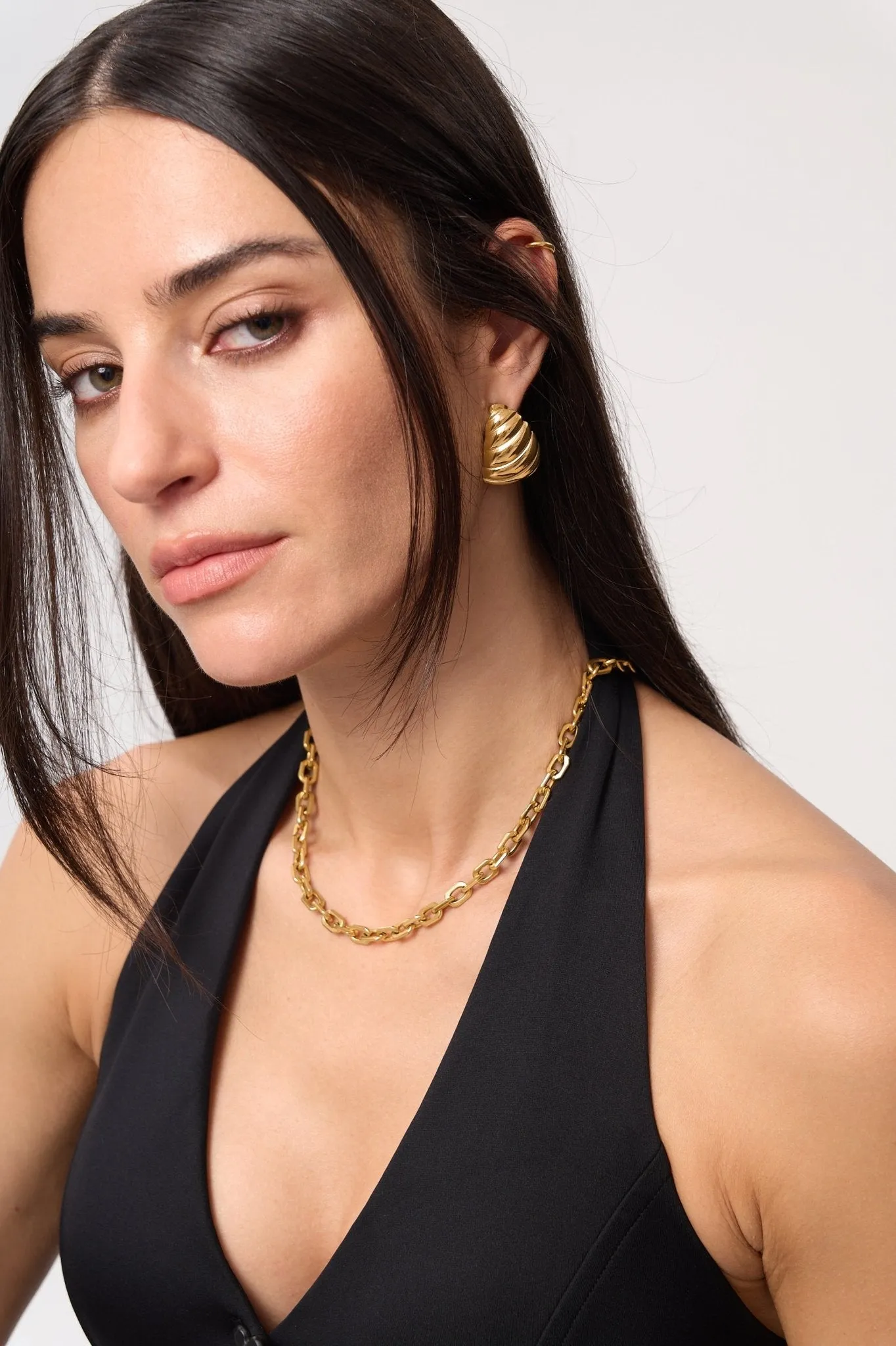 Bold Croissant Earrings sold by Flaire & Co. product image thumbnail 2