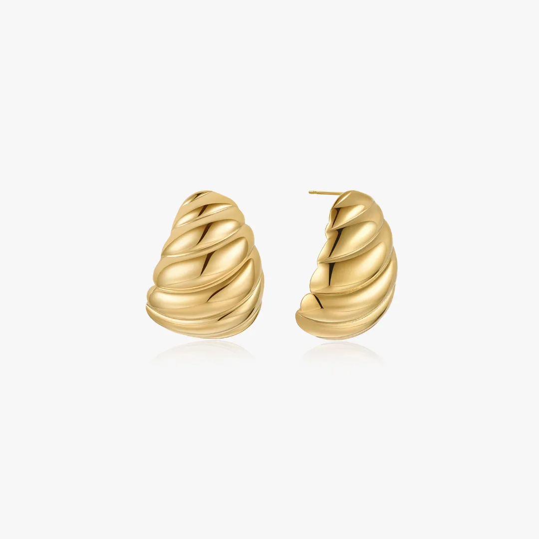 Bold Croissant Earrings sold by Flaire & Co.