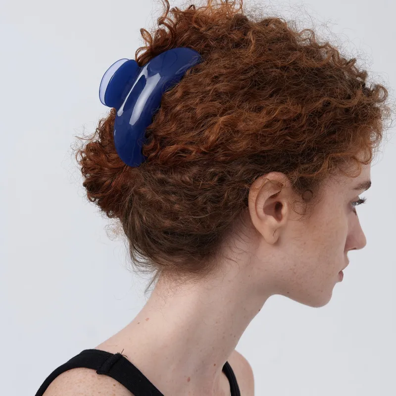 Amelia Claw Clip in Royal (2 Sizes) sold by Flaire & Co.