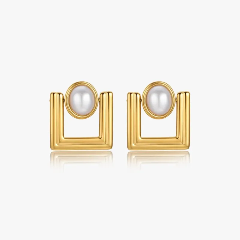 The Maya Earrings (Flaire X Kim Tish) sold by Flaire & Co.