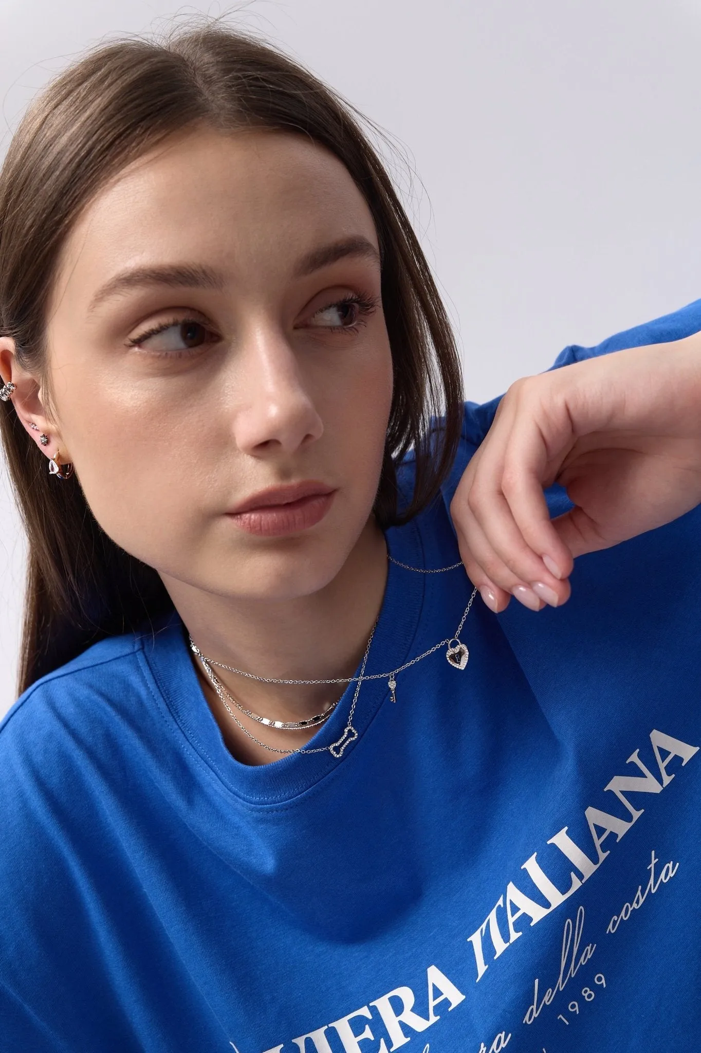 Margot Lock And Key Necklace sold by Flaire & Co. product image thumbnail 4