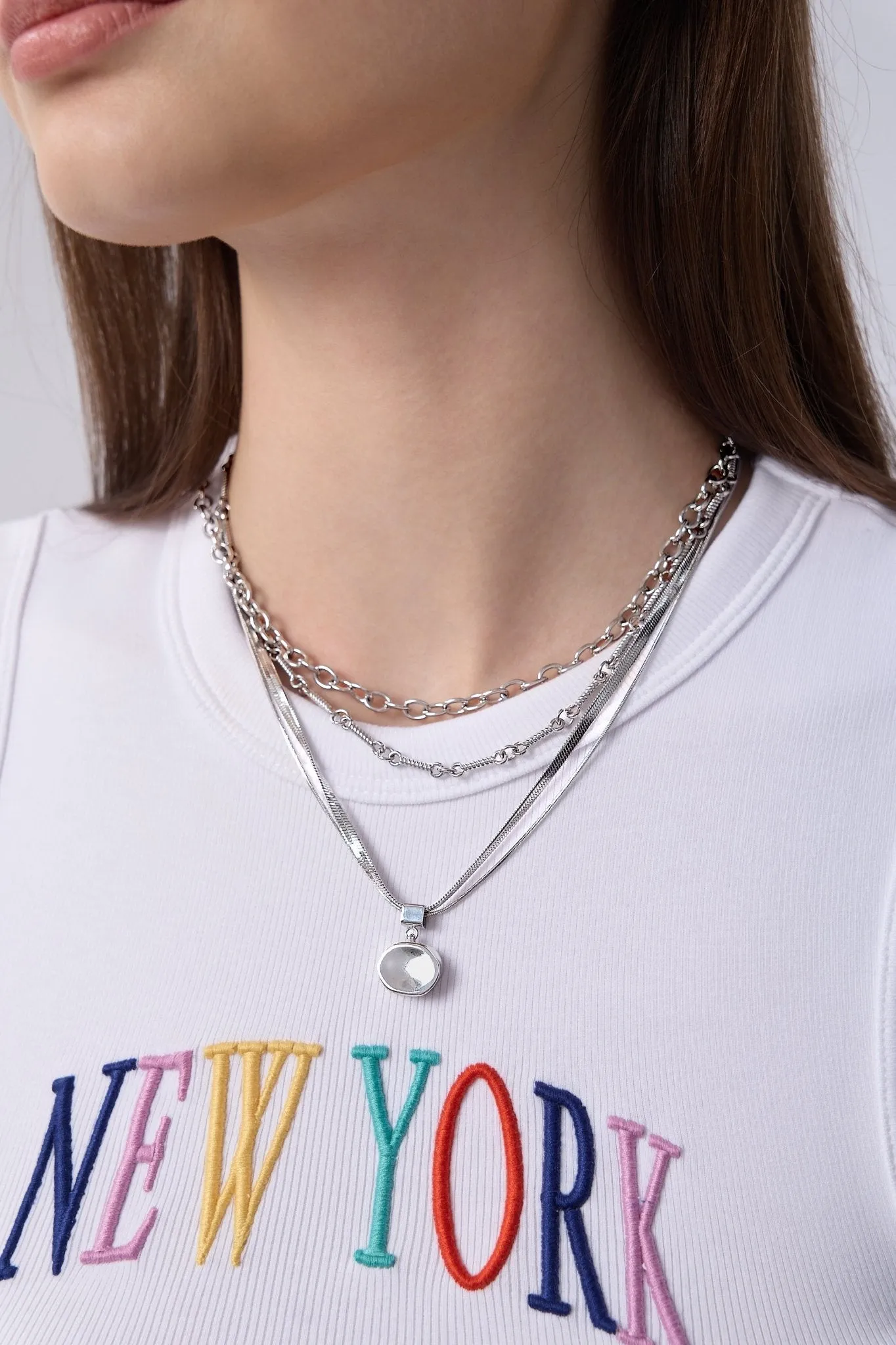 Maren Molten Drop Necklace sold by Flaire & Co. product image thumbnail 2