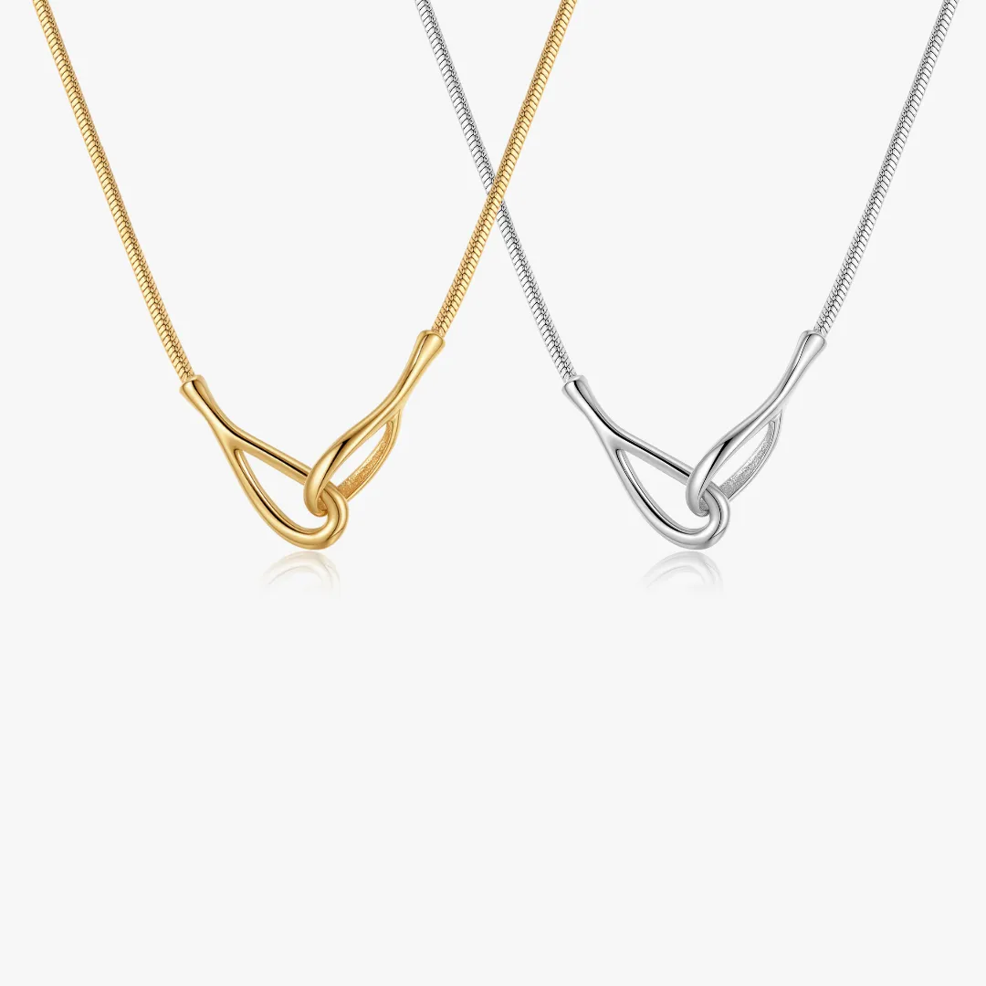 Ayla Intertwined Cuff Necklace sold by Flaire & Co.