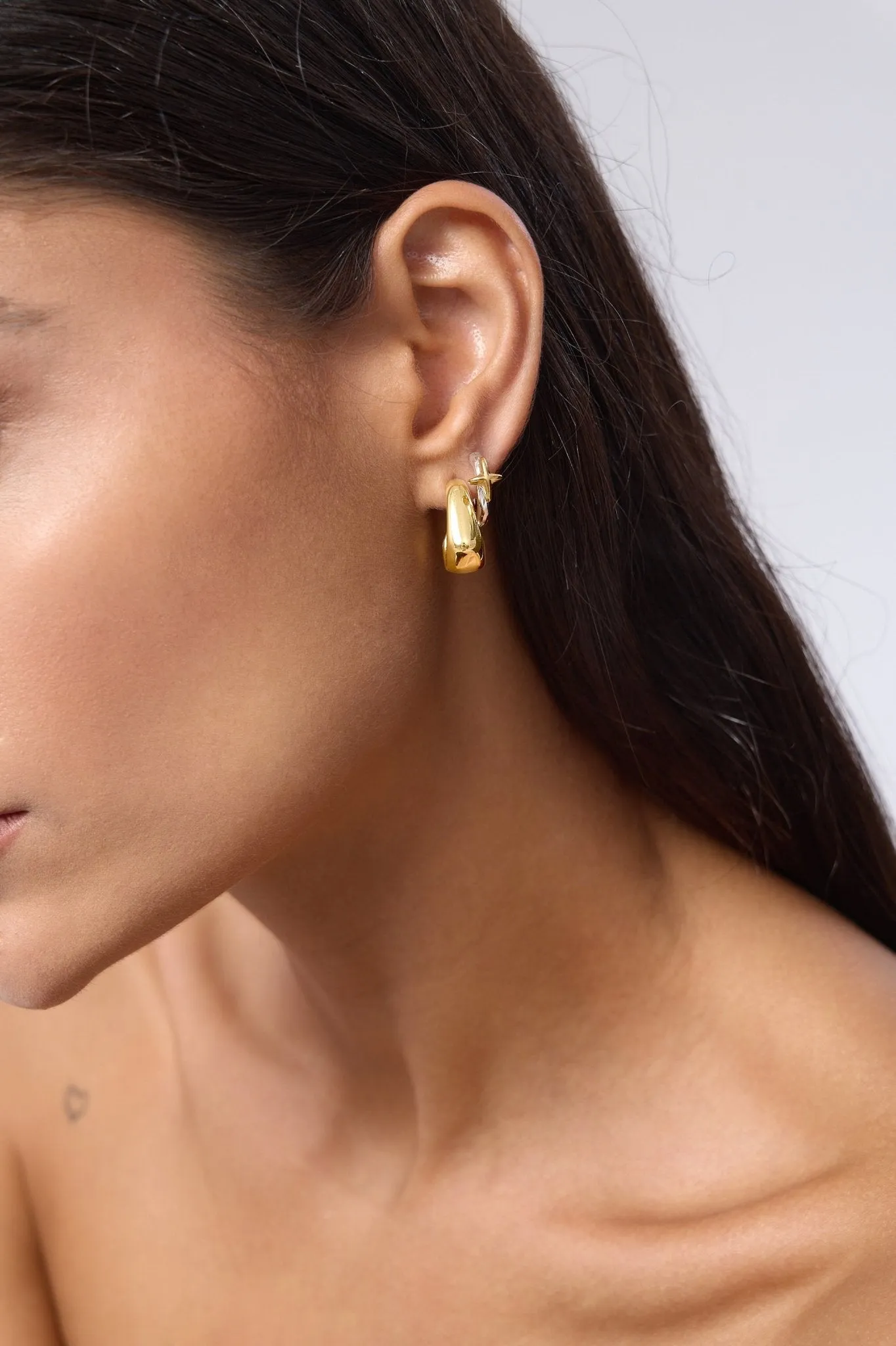 Astra Star Mini Hoops sold by Flaire & Co. product image thumbnail 2