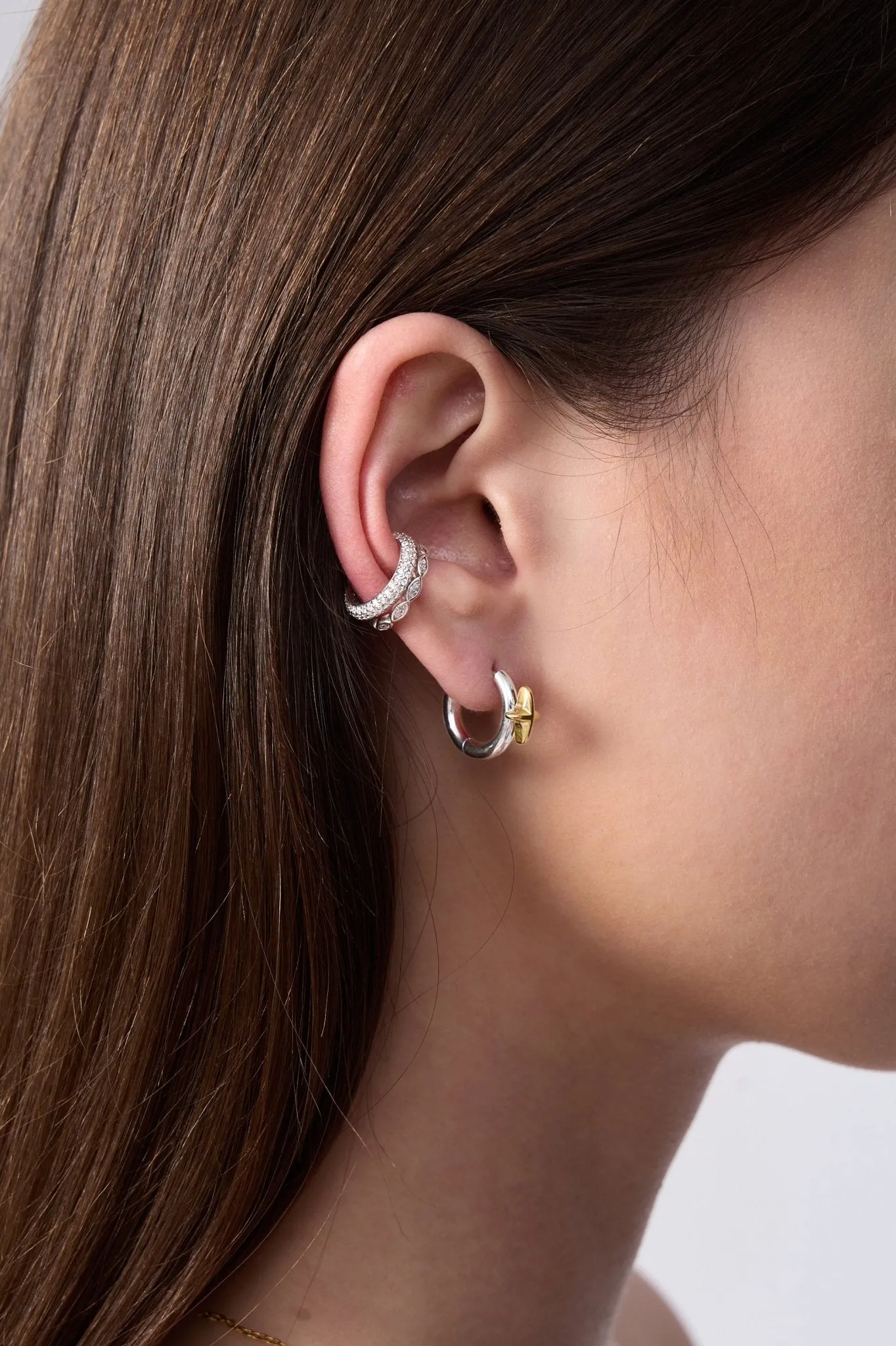 Astra Star Mini Hoops sold by Flaire & Co. product image thumbnail 4