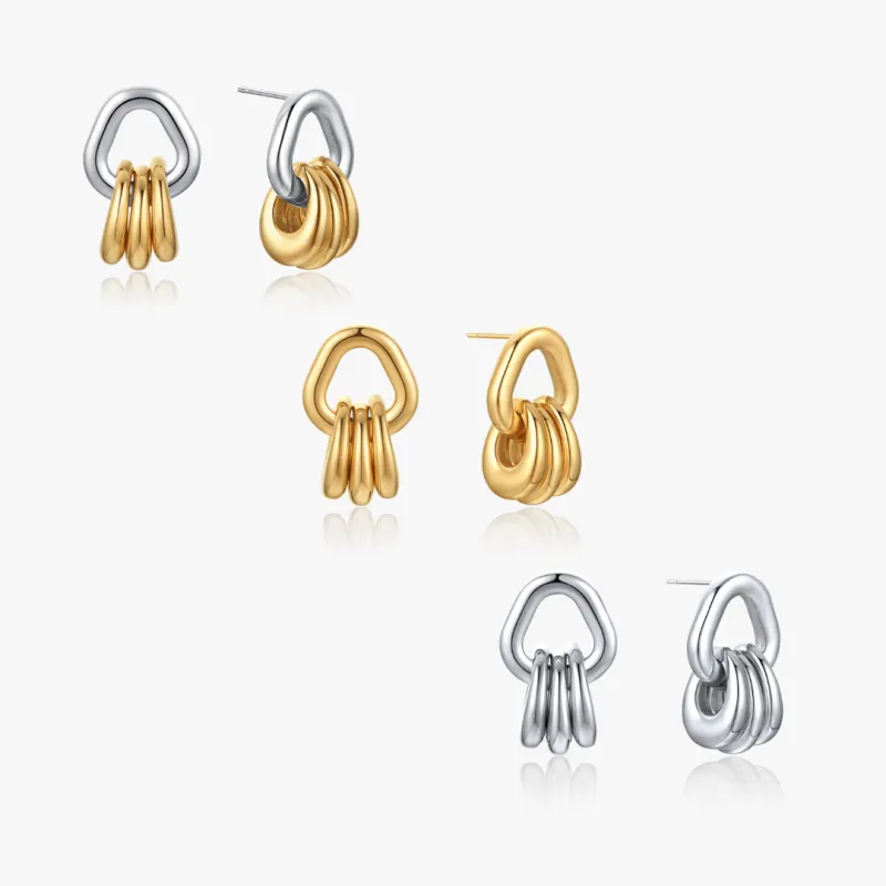 Briar Stacked Loops Earrings sold by Flaire & Co.