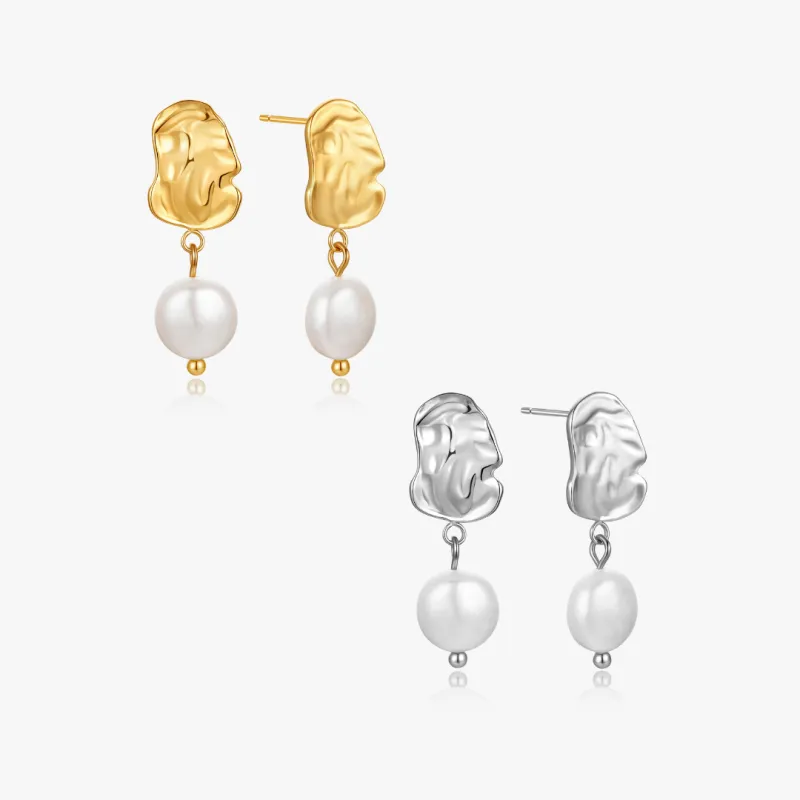 Juliet Pearl Earrings sold by Flaire & Co.