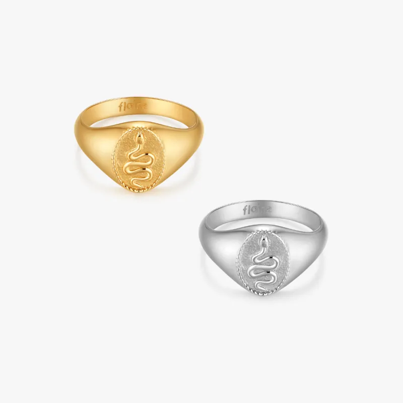 Snake Signet Ring sold by Flaire & Co.